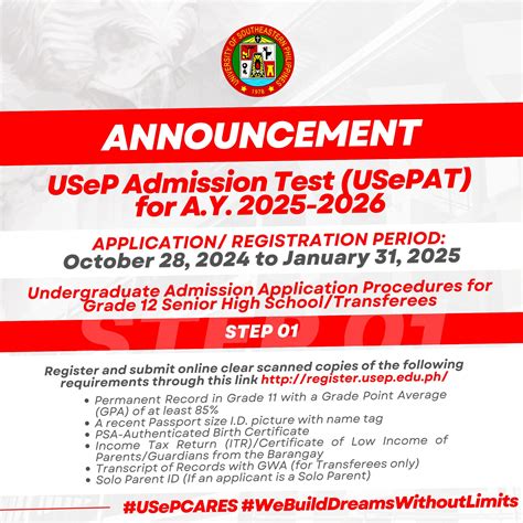 usep admission|[𝗔𝗡𝗡𝗢𝗨𝗡𝗖𝗘𝗠𝗘𝗡𝗧] .